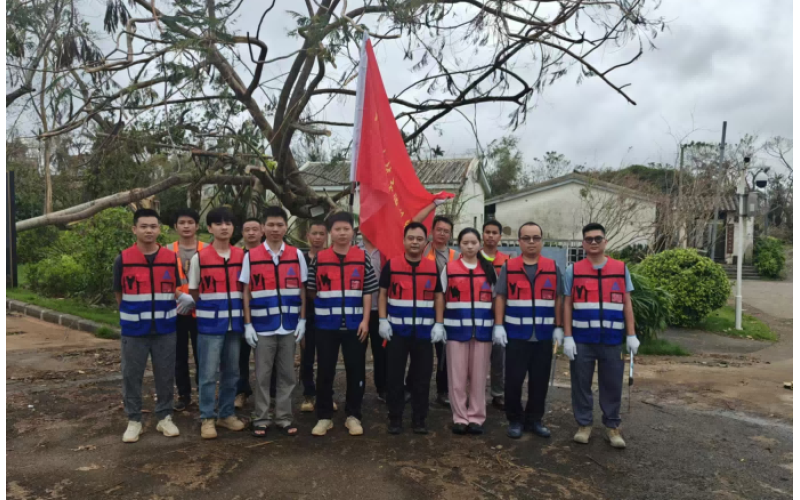 党旗飘扬战风雨，先锋引领促复工——三鑫晶品党员先锋队助力在建项目复工复产